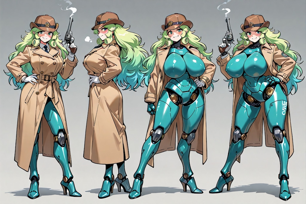 サイボーグ女探偵登場！