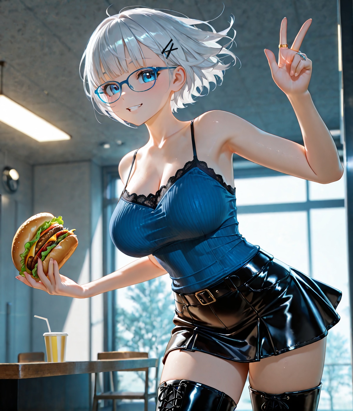 「一緒に食べてこ！」 | の人気AIイラスト・グラビア