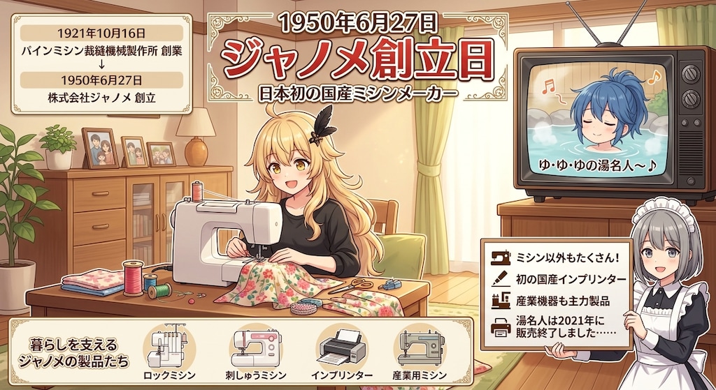 6月27日はジャノメの創立日