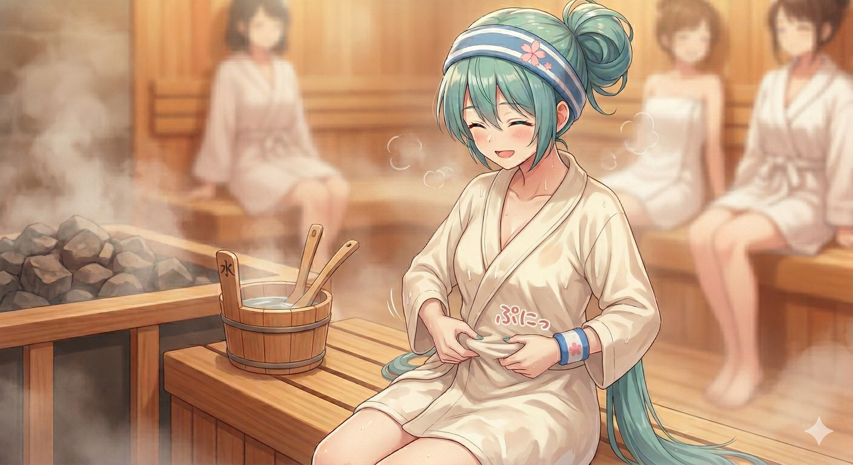 ミクさん サウナでぷにっ！ | の人気AIイラスト・グラビア