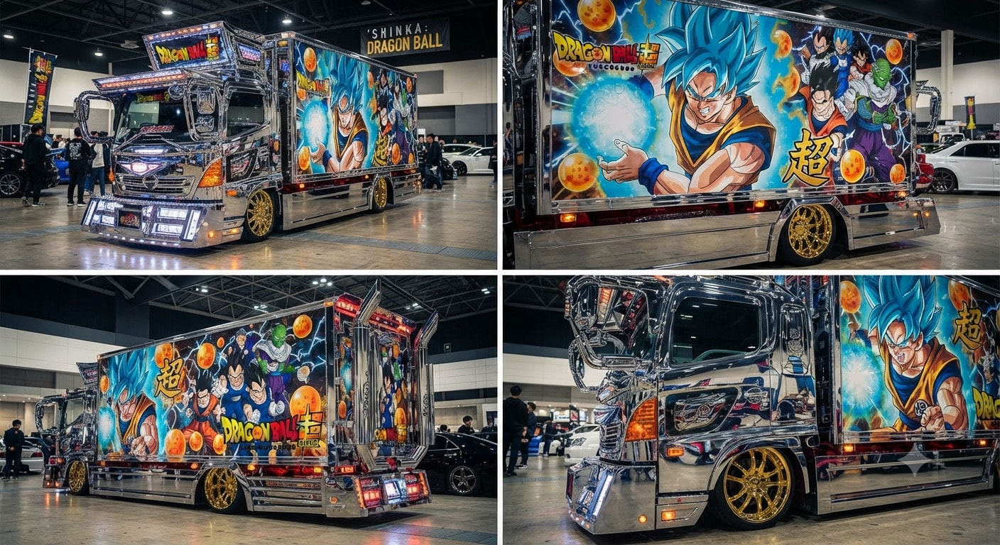 ドラゴンボール痛車デコトラ | の人気AIイラスト・グラビア