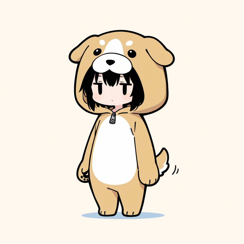 着ぐるみ着せ替え（犬） | の人気AIイラスト・グラビア