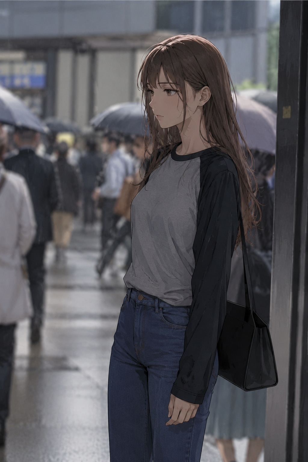 街で見かけたラグランさん | の人気AIイラスト・グラビア