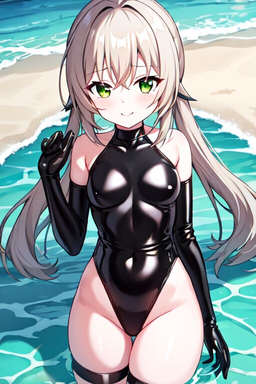 テカテカハイレグ水着 青雀ちゃん❤