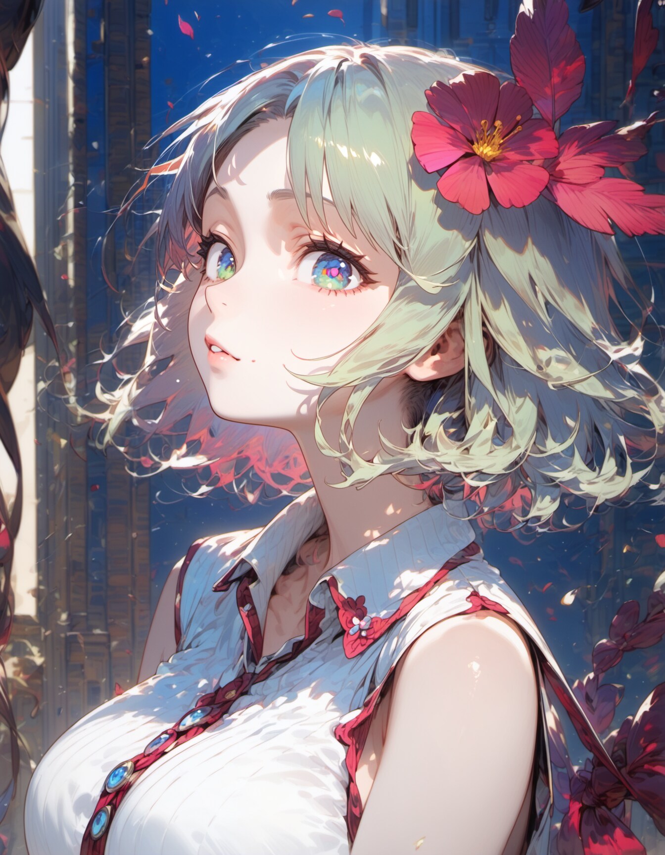 Flower in the Hair | の人気AIイラスト・グラビア