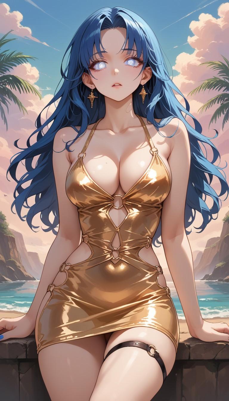 Shiny dress