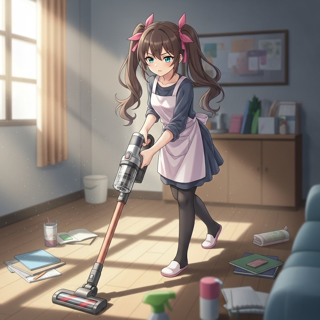 張り切って大掃除