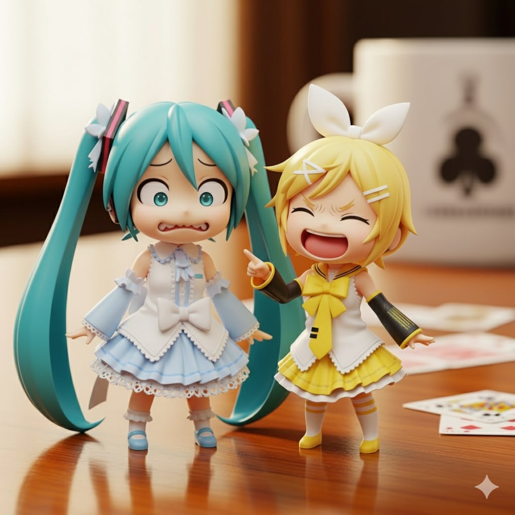 ミクちゃん にらめっこしましょ！２