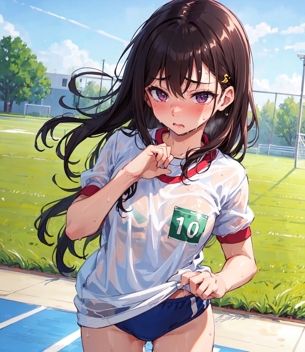 濡れた体操服