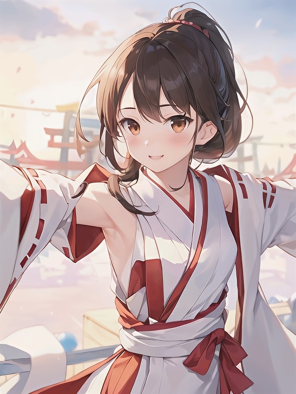 巫女ちゃん | の人気AIイラスト・グラビア