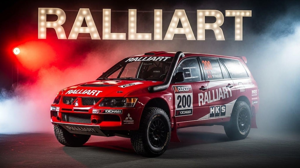 ラリーアートランサーエボリューションワゴンラリーカー