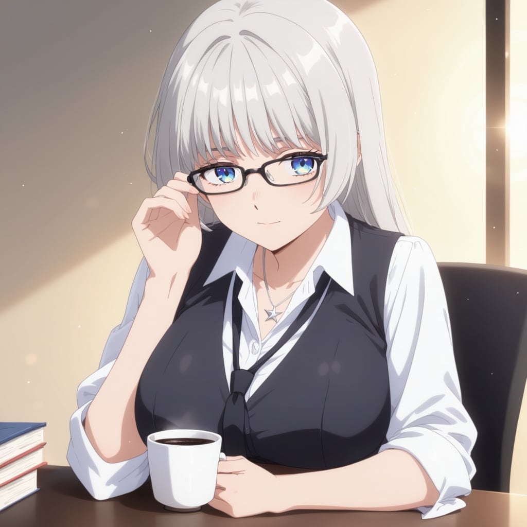 コーヒーより苦い顔、でも実は。 | の人気AIイラスト・グラビア