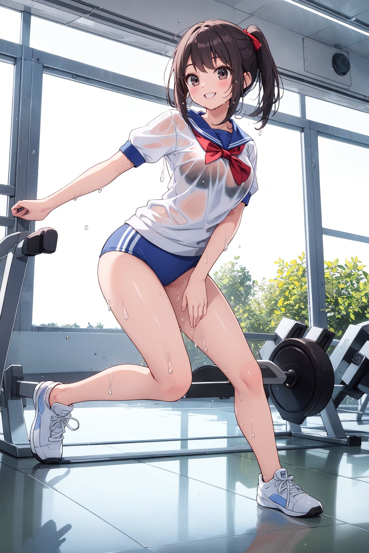 びしょ濡れブルマ(23)