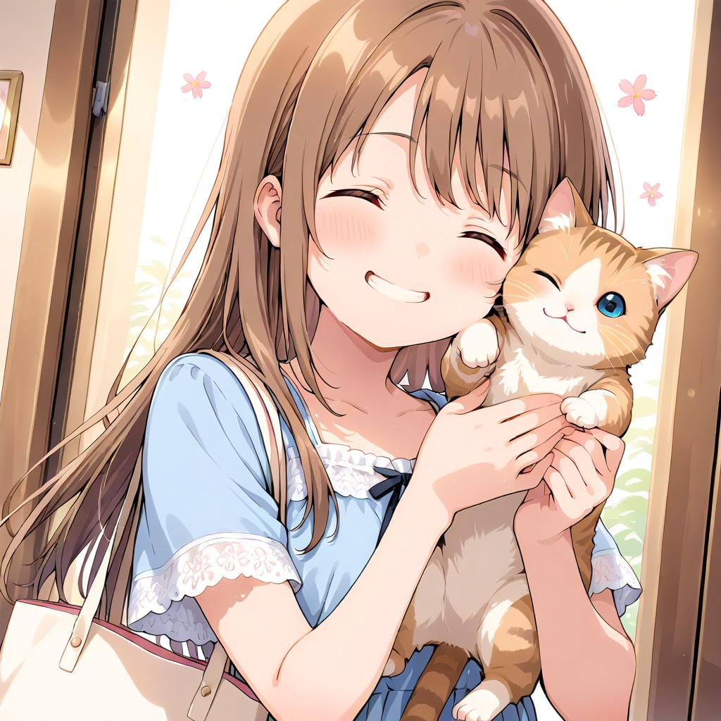 戯れ子猫