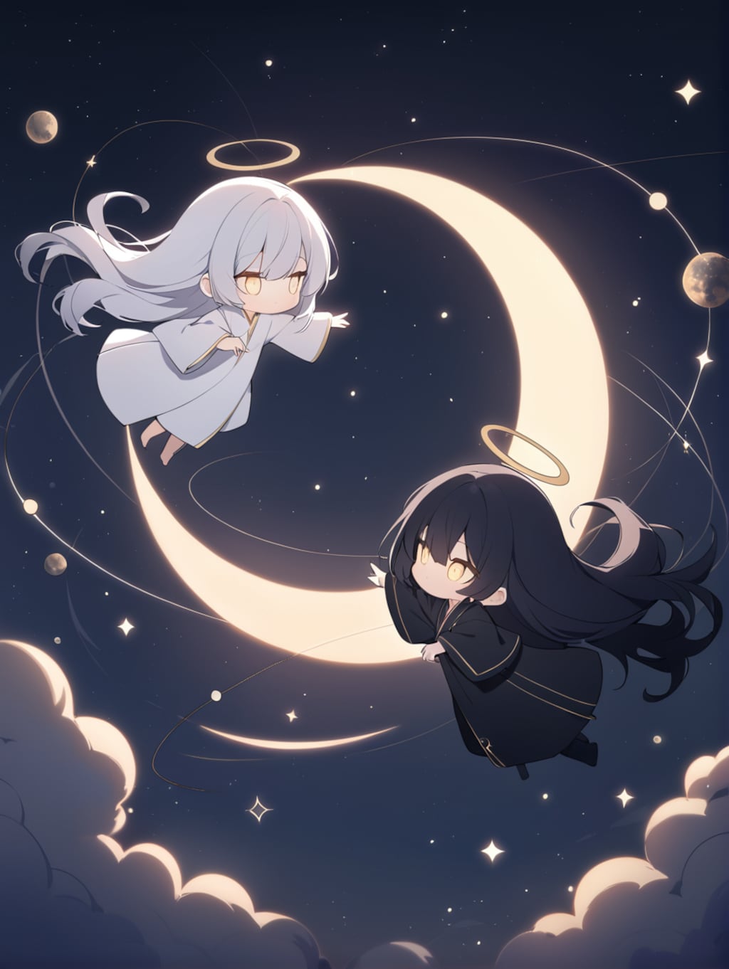 夜に、ふたつ。