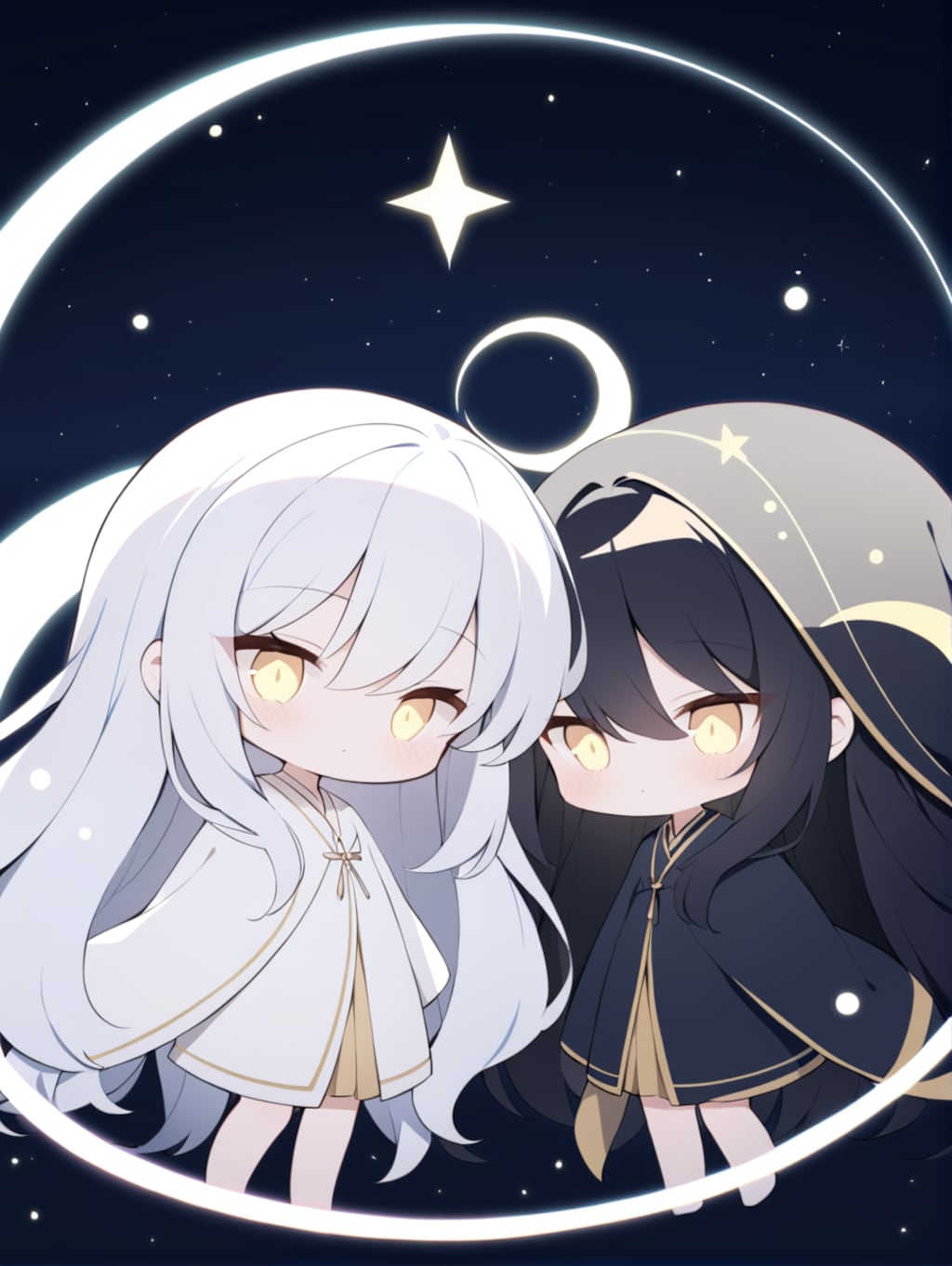 夜に、ふたつ。