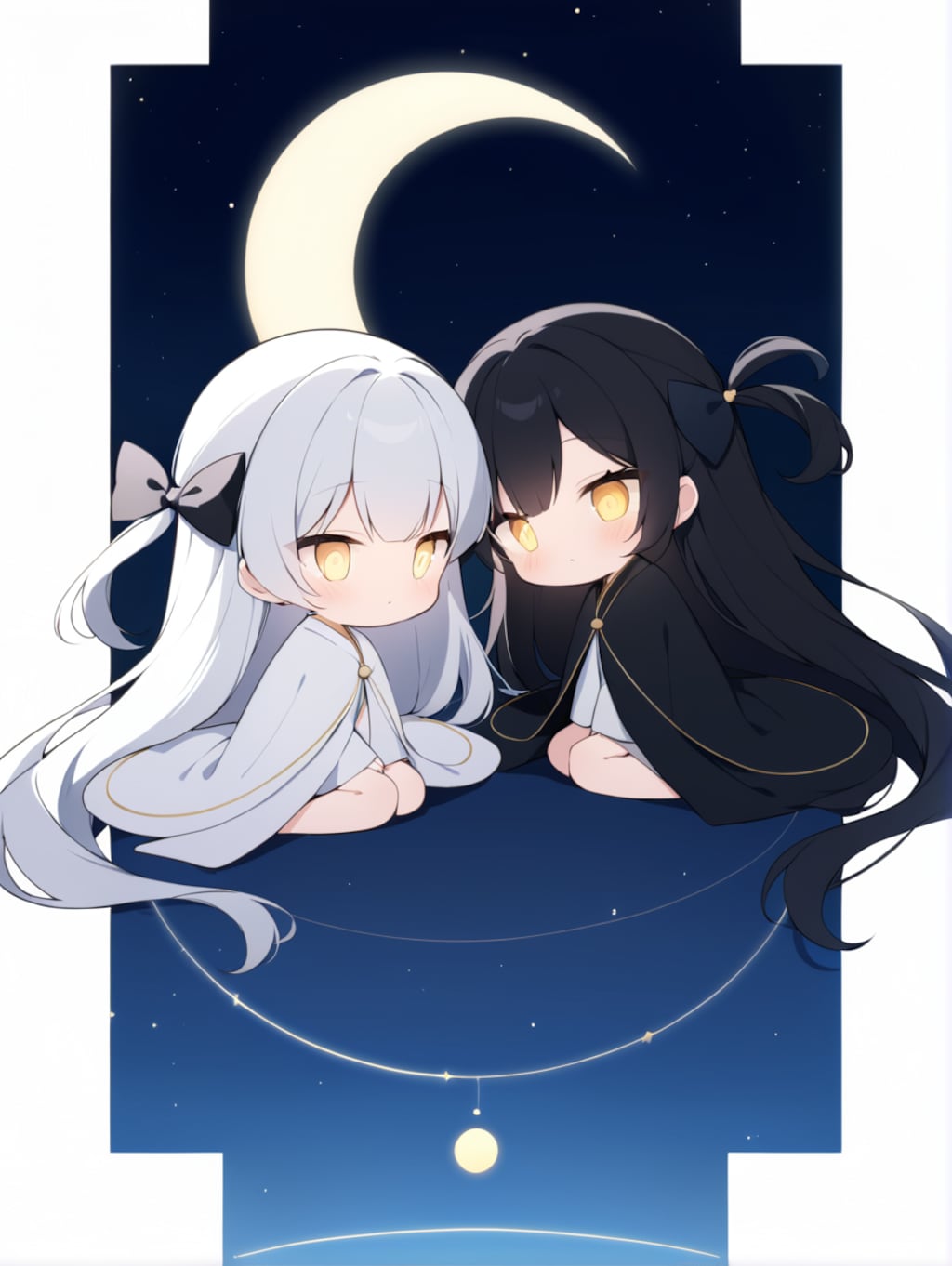 夜に、ふたつ。