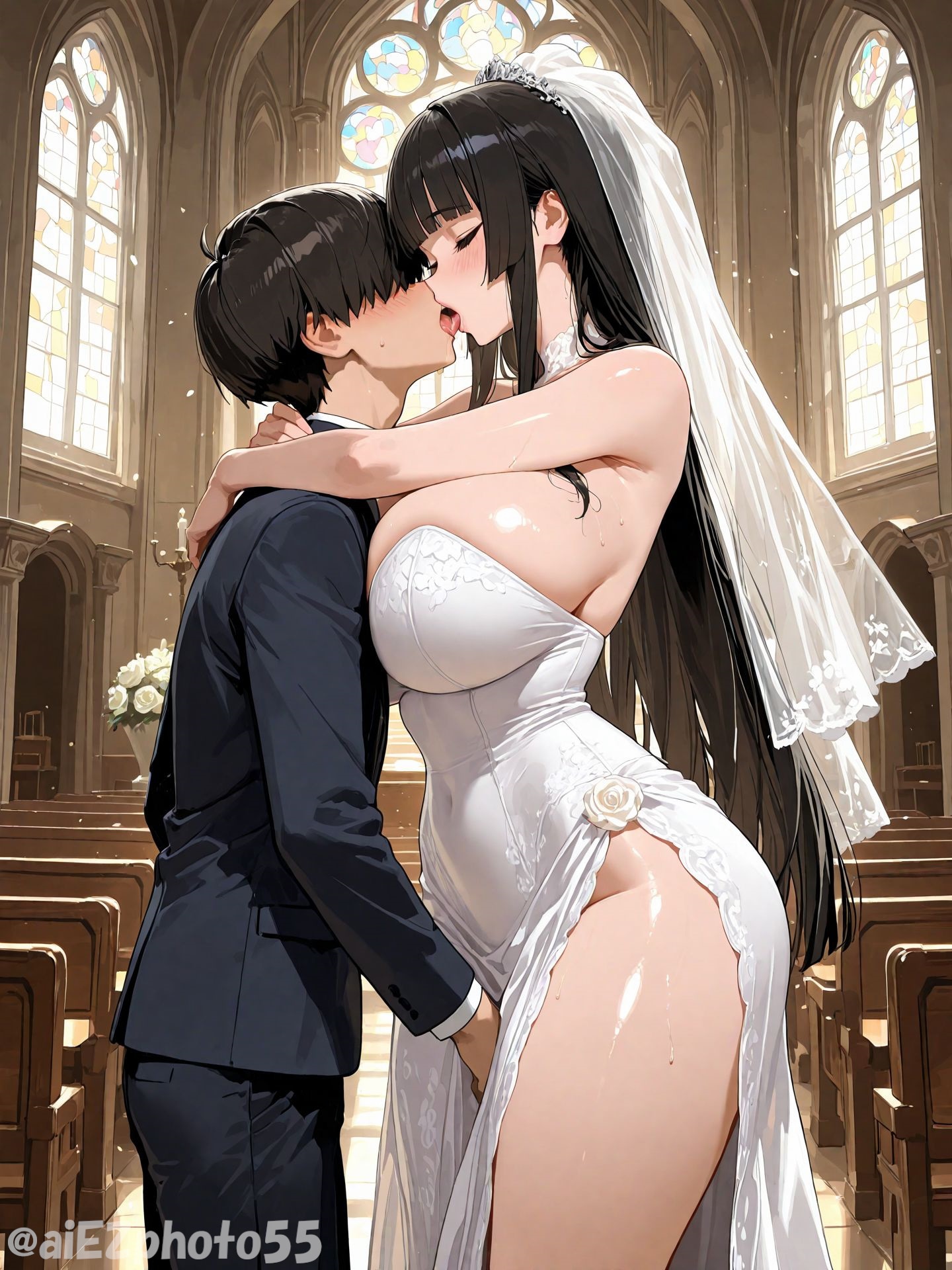 激しい誓いの口づけ１