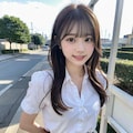 「おはよ♪」元気に挨拶してくれるクラスの美女 3枚目