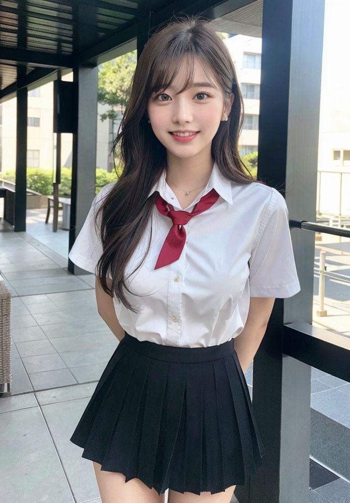 「おはよ♪」元気に挨拶してくれるクラスの美女