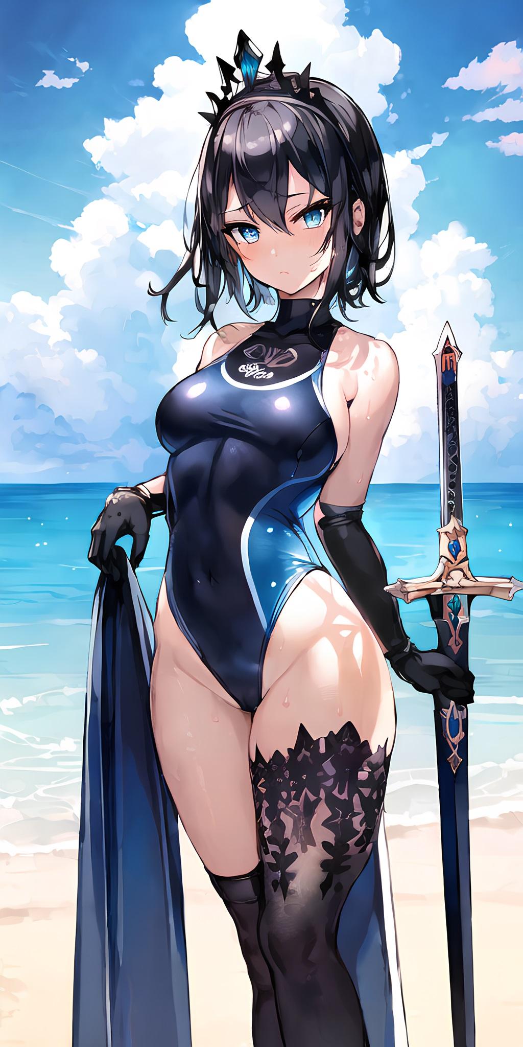 競泳水着騎士