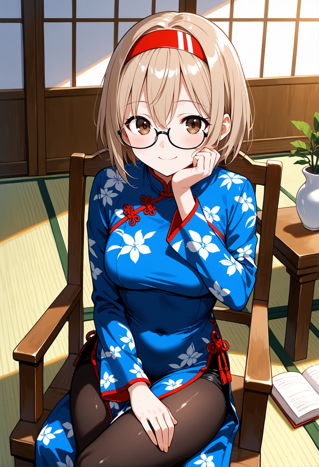 【今日の腹筋】チャイナドレス智美