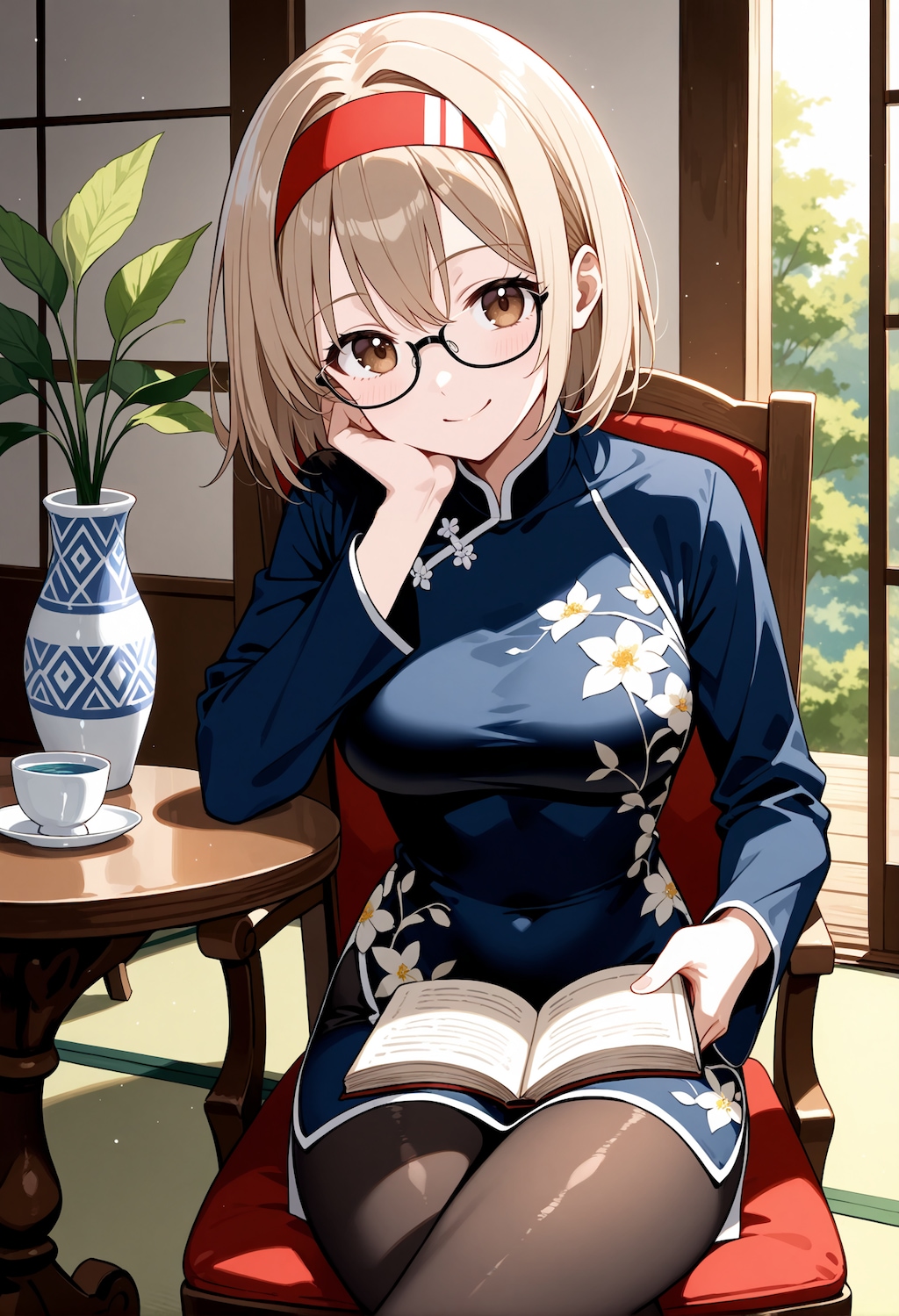 【今日の腹筋】チャイナドレス智美