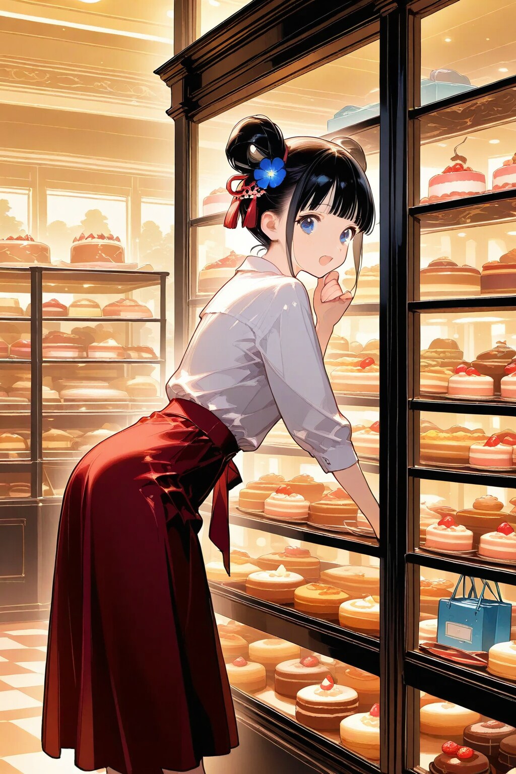 🍡「目移りして選べない～🎂🎂🎂😆💦」