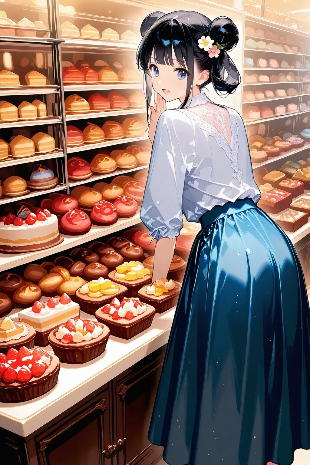 🍡「目移りして選べない～🎂🎂🎂😆💦」