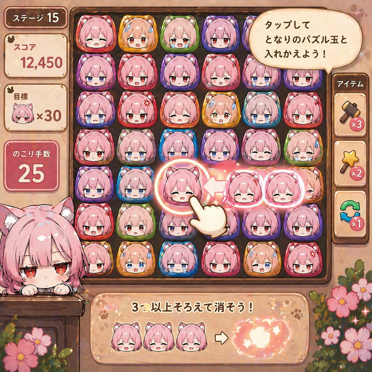 架空パズルゲーム