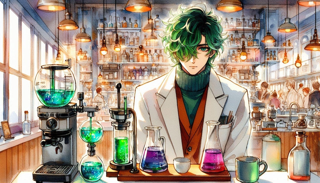 研究所風カフェ　Dalle版