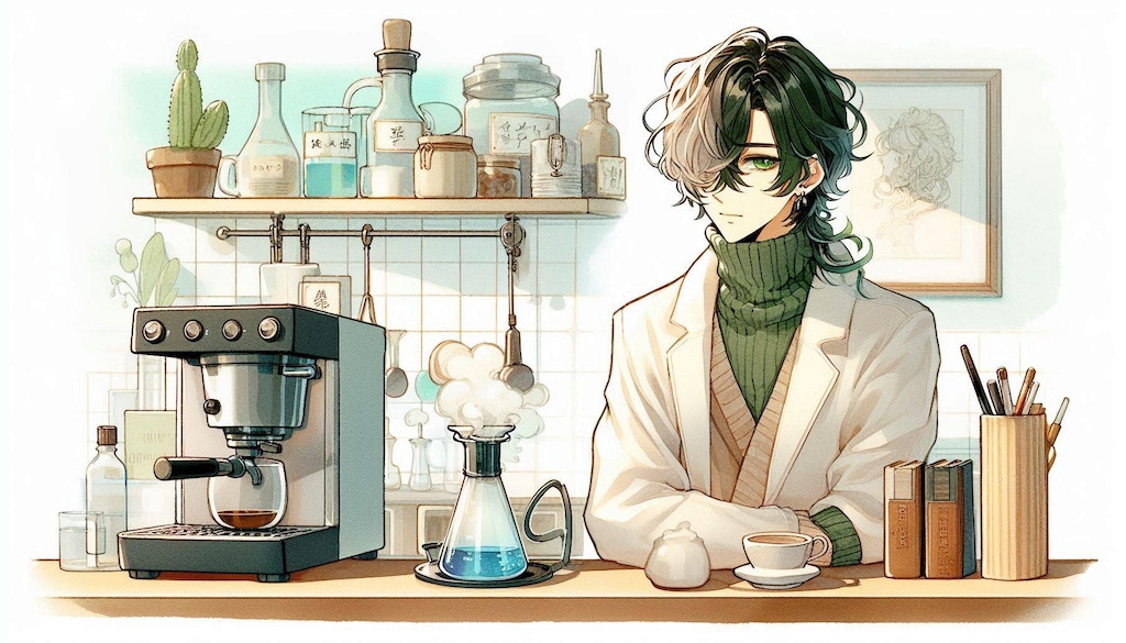 研究所風カフェ　Dalle版