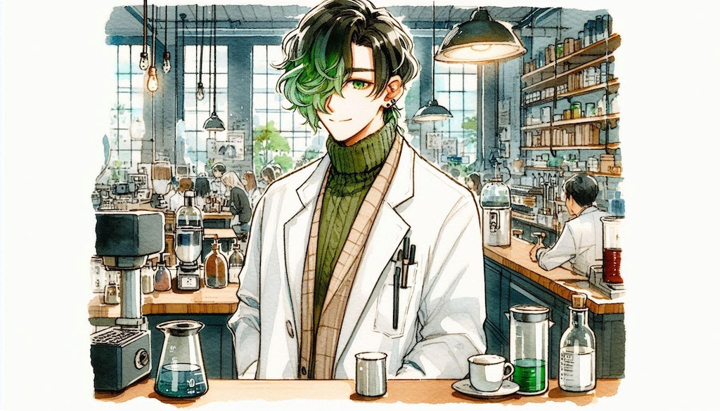 研究所風カフェ　Dalle版