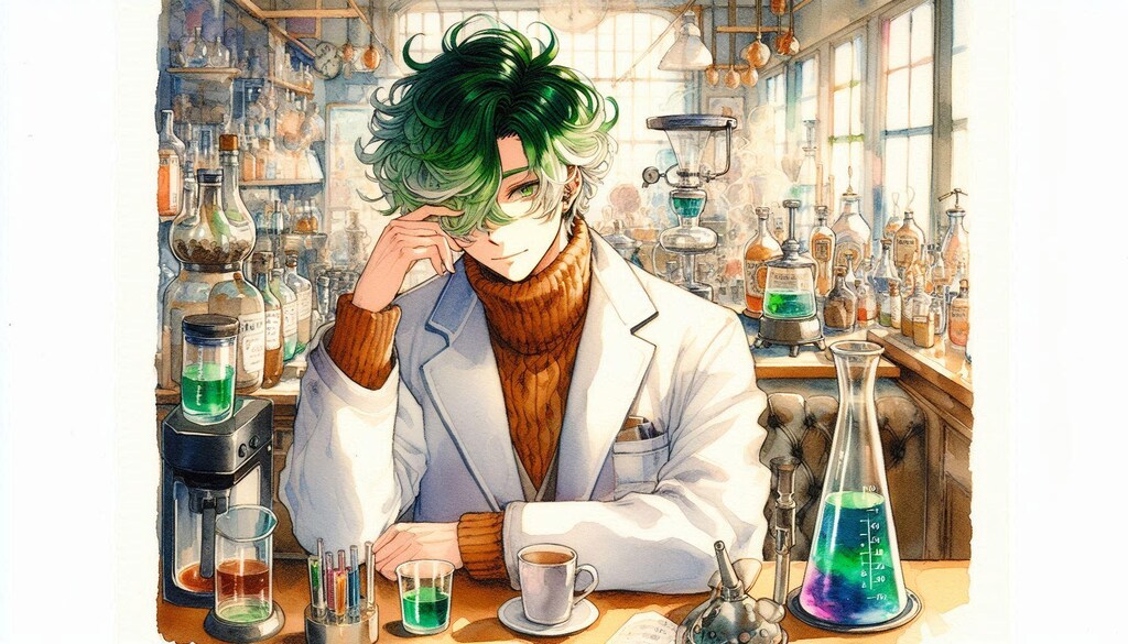 研究所風カフェ　Dalle版