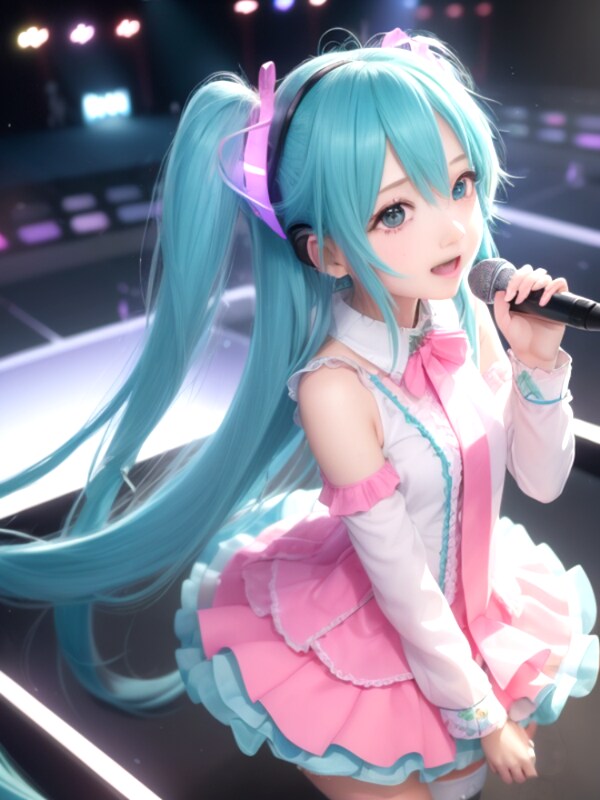 MIKU on stage!