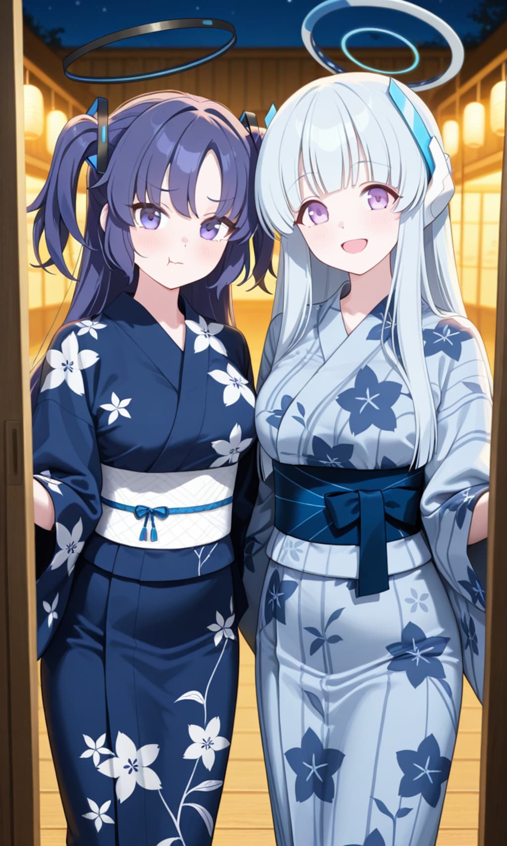 ユウカとノア　浴衣7