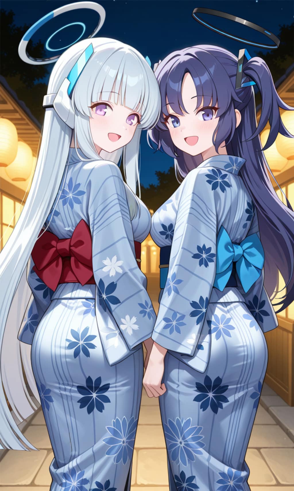 ユウカとノア　浴衣7