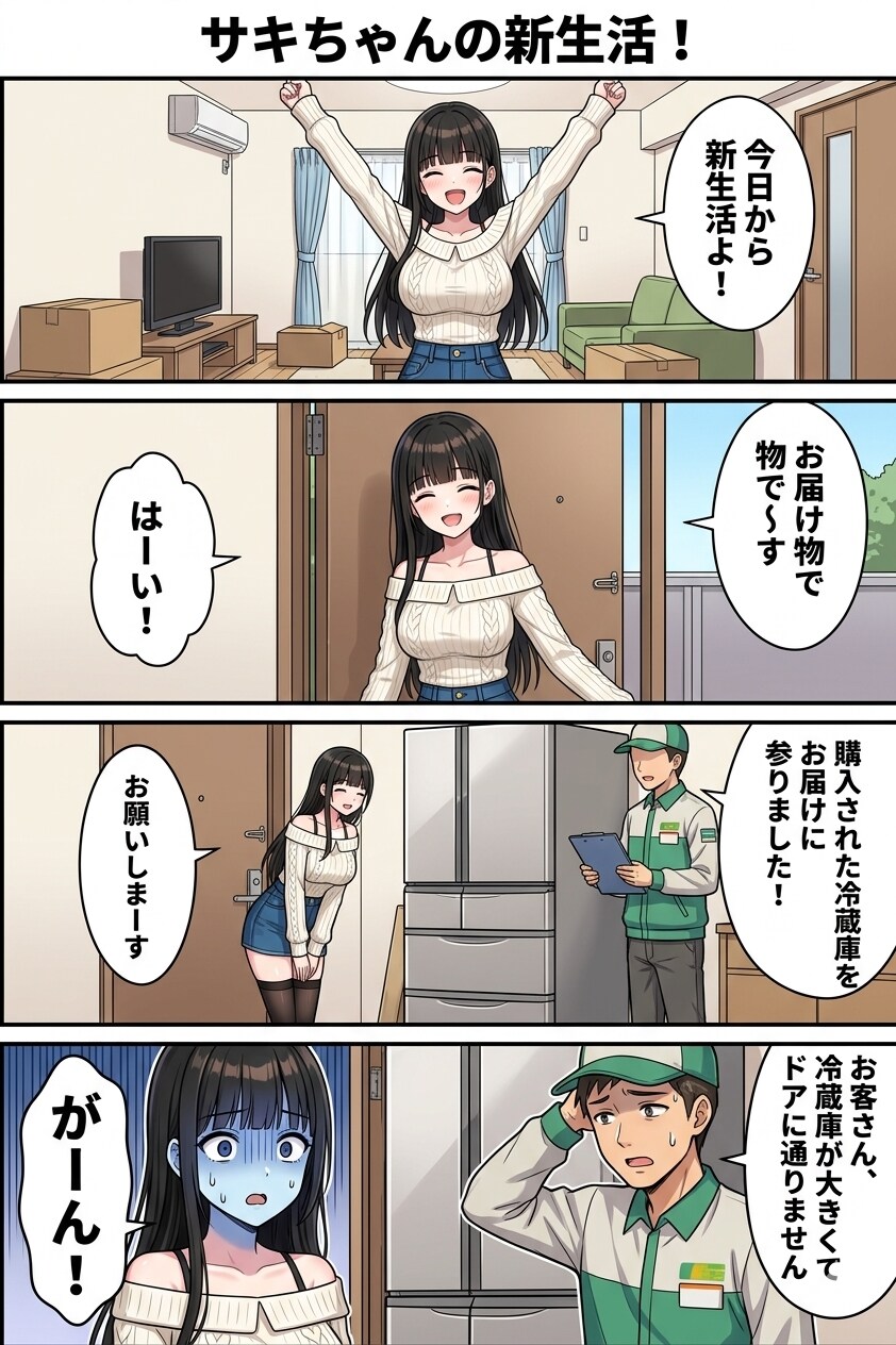 サキちゃんの新生活