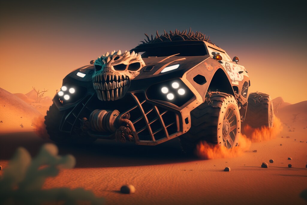 世紀末デザインの自動車