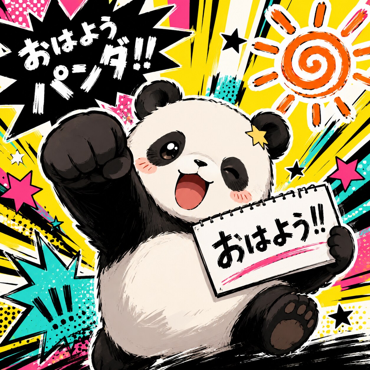 おはよう。パンダ🐼