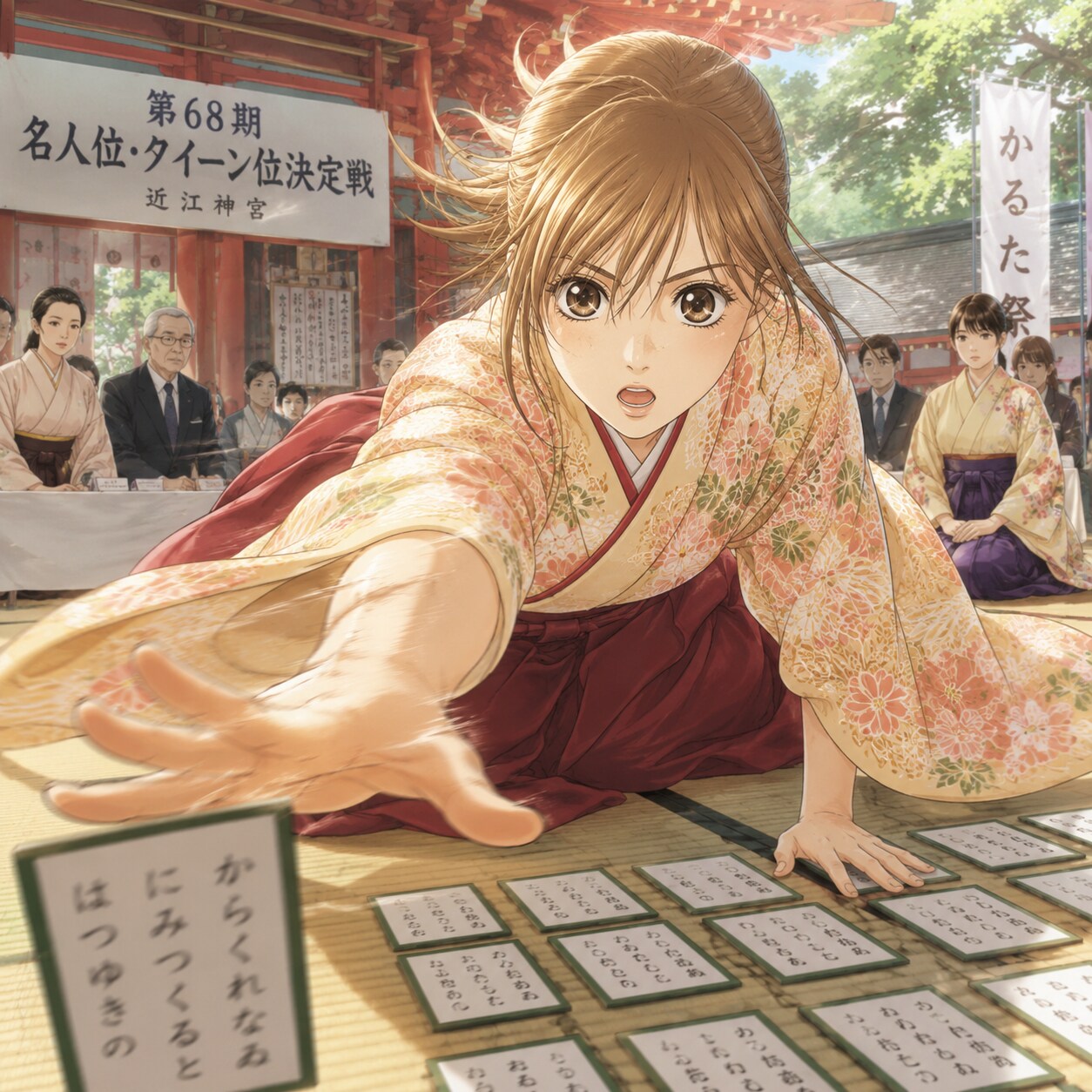百人一首の日なので♪