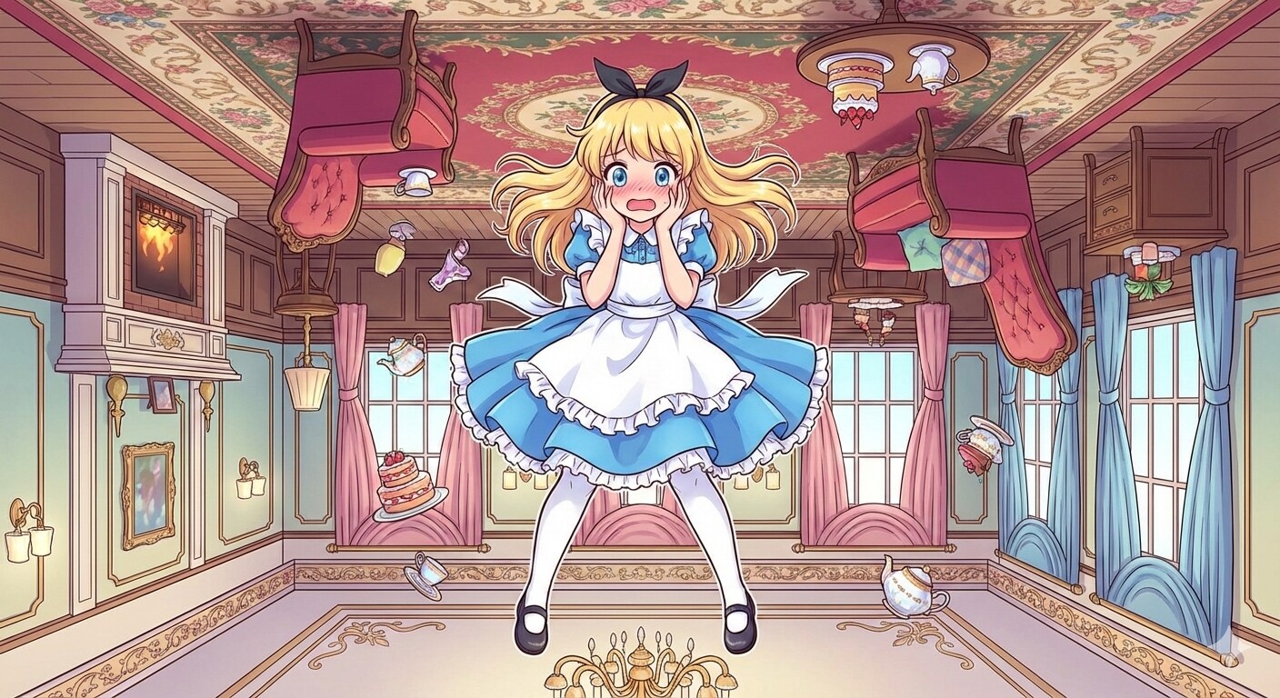 逆さの部屋のアリス | の人気AIイラスト・グラビア