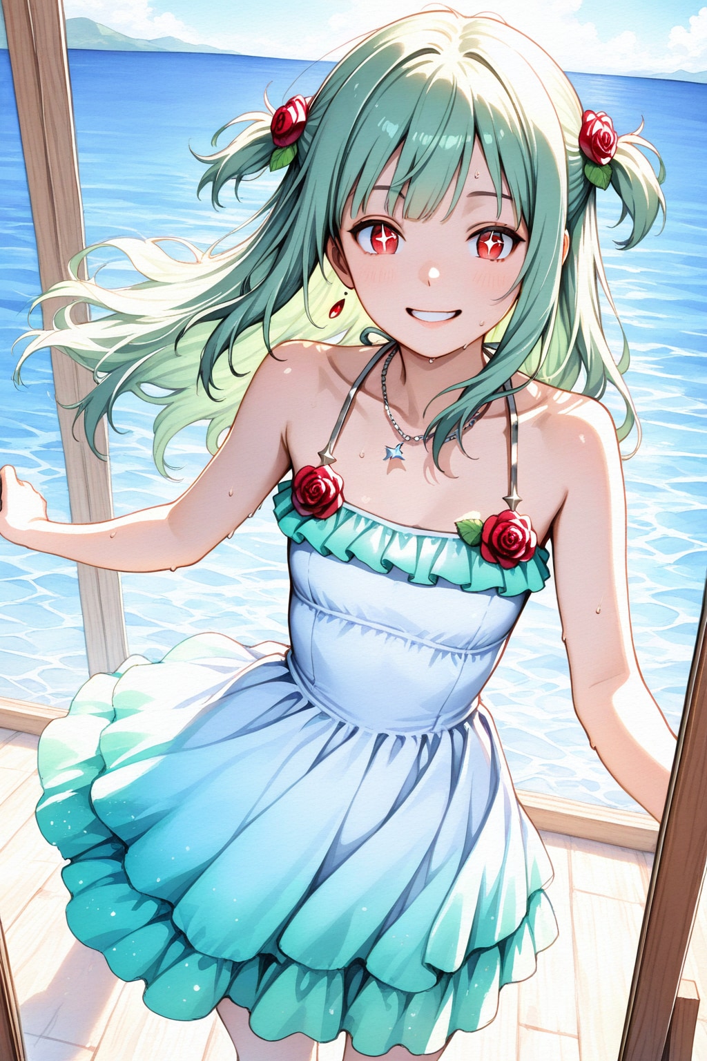 緑髪ちゃん