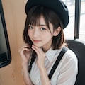 バスに乗る女性 2枚目