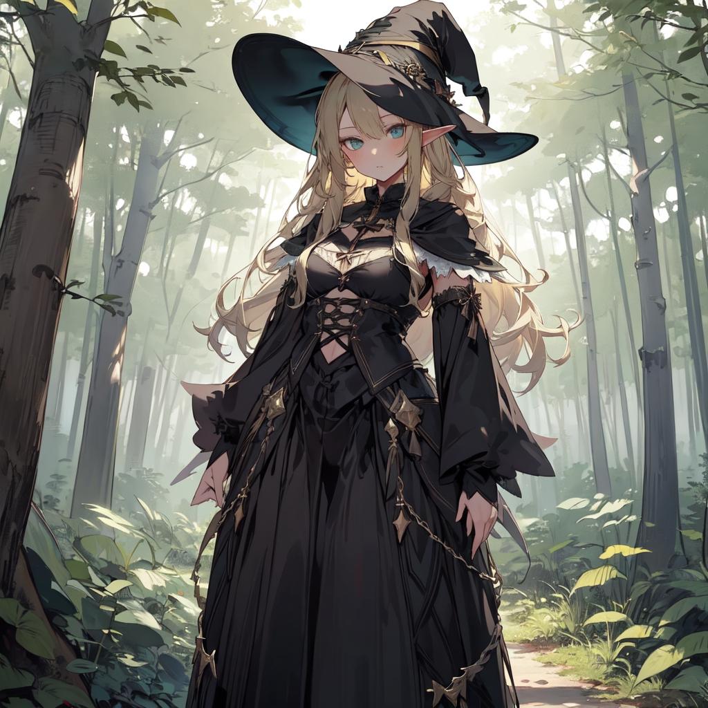 ありふれたエルフの魔女