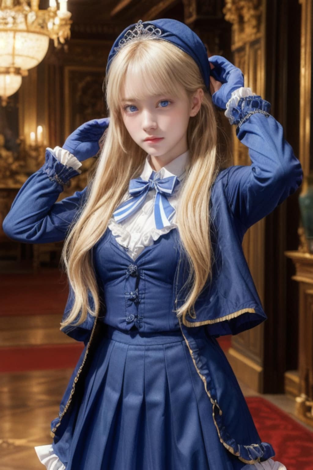 ご就寝の姫様