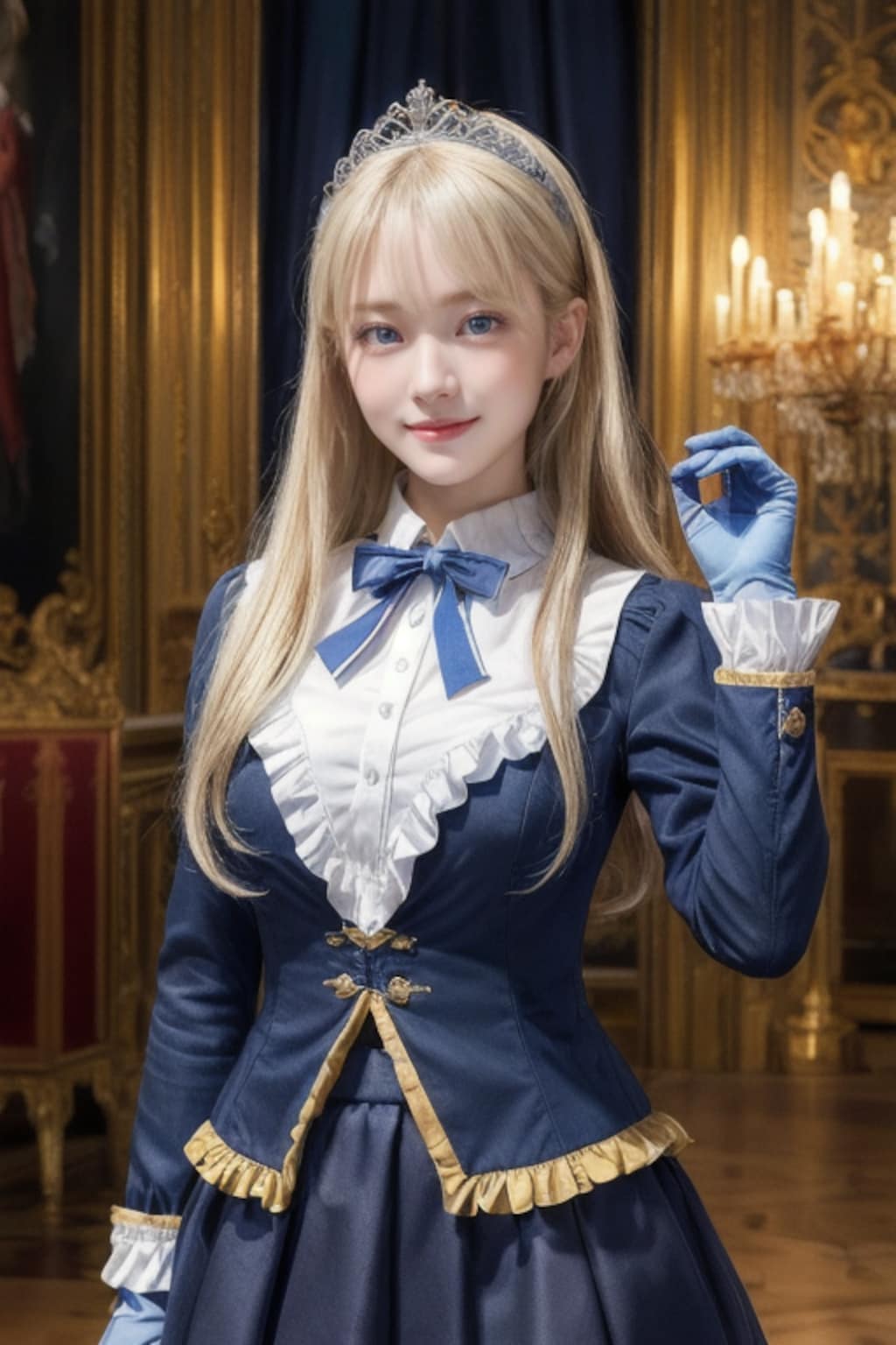 ご就寝の姫様