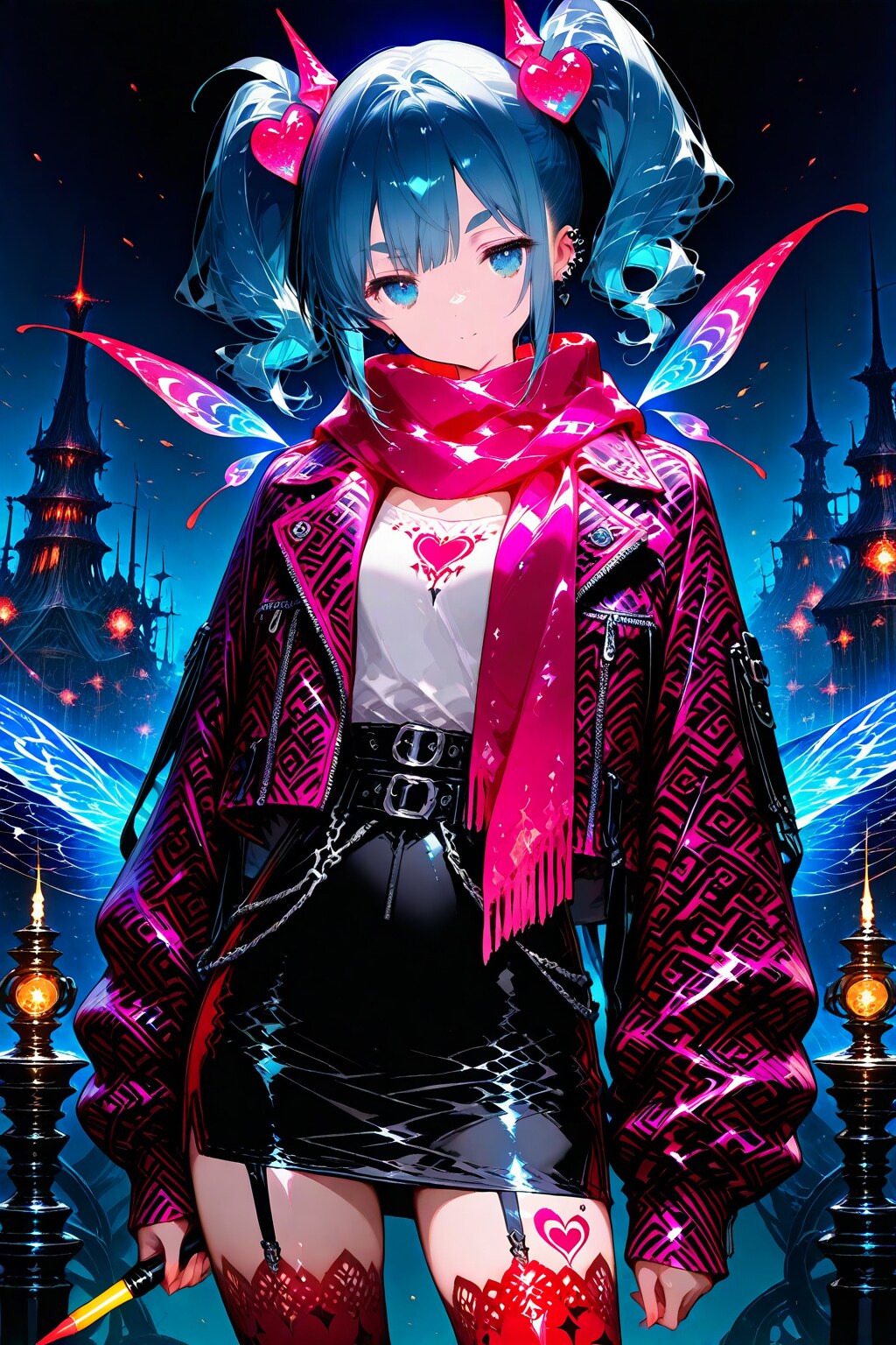 ツインテールの青髪ちゃん