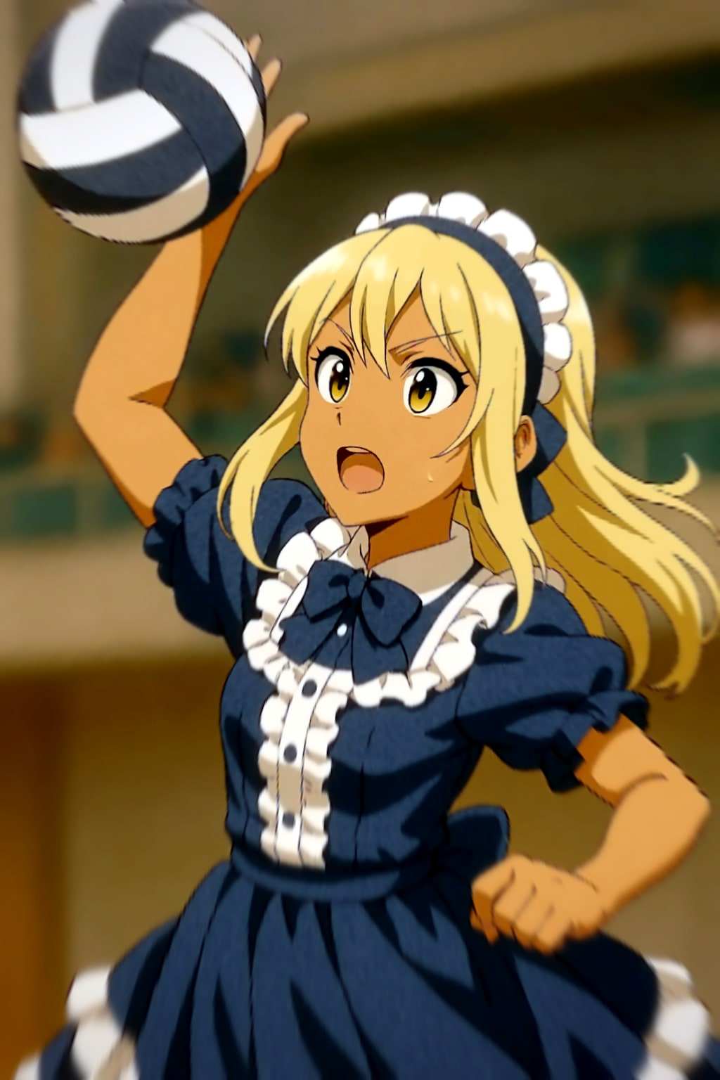 バレー部に来ました