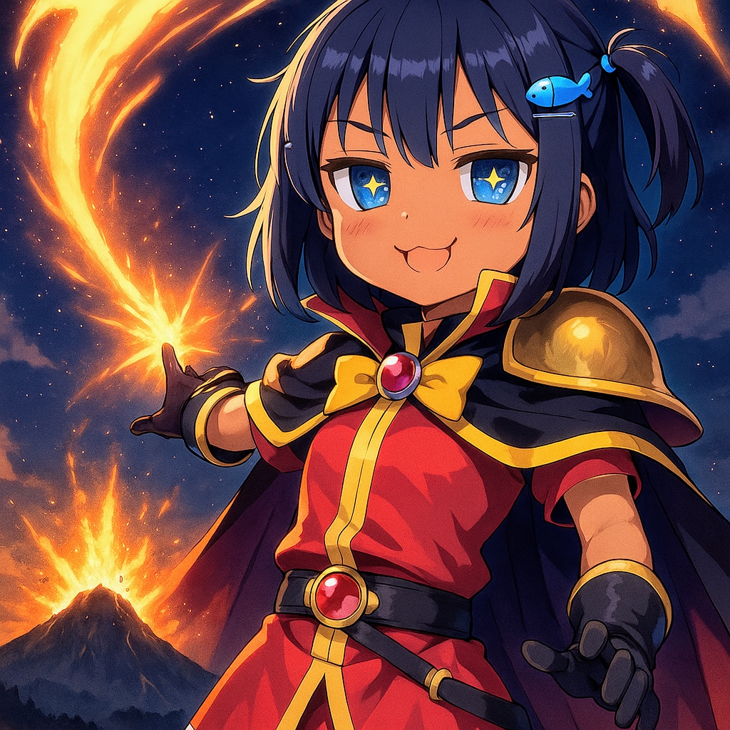 竜破斬を唱えるこなつちゃん